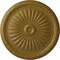 Ekena Millwork Juniper Ceiling Medallion (Fits Canopies up to 7"), Hand-Painted Gold, 36"OD x 1 1/2"P CM36JUGLS - alternate 1